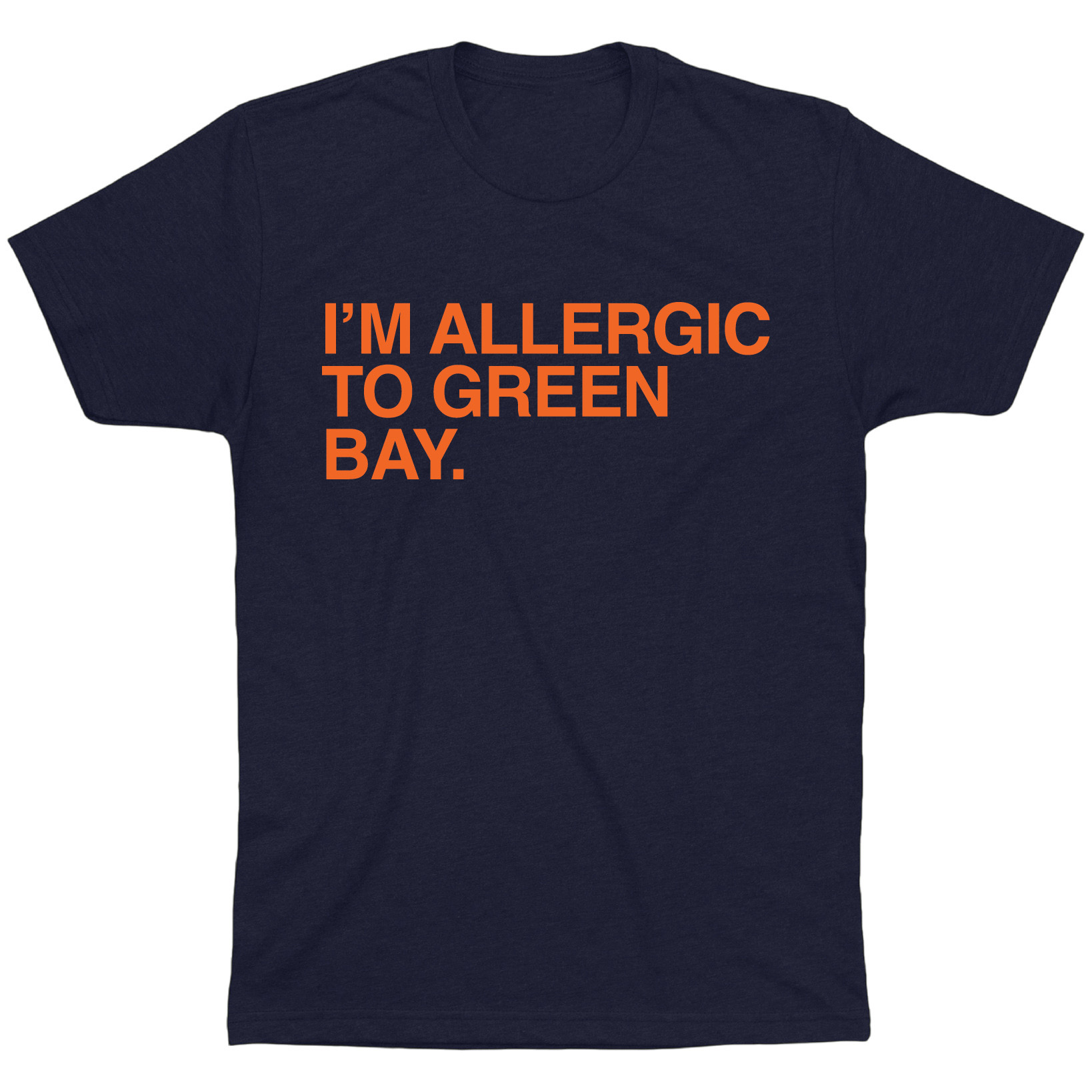 OBVIOUS SHIRTS Merch I'M Allergic To Green Bay T-Shirt Presents For Boyfriend