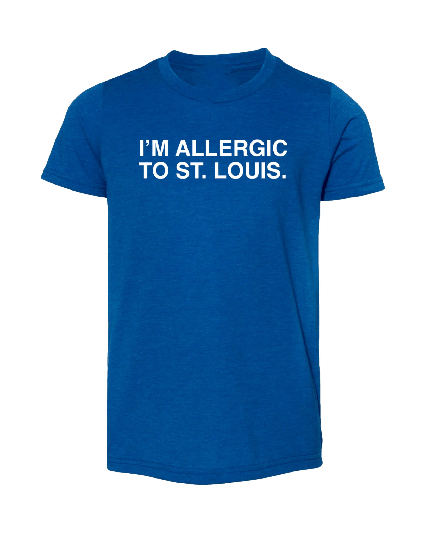 OBVIOUS SHIRTS Merch I'm Allergic To St Louis T-Shirt Gifts For Brother