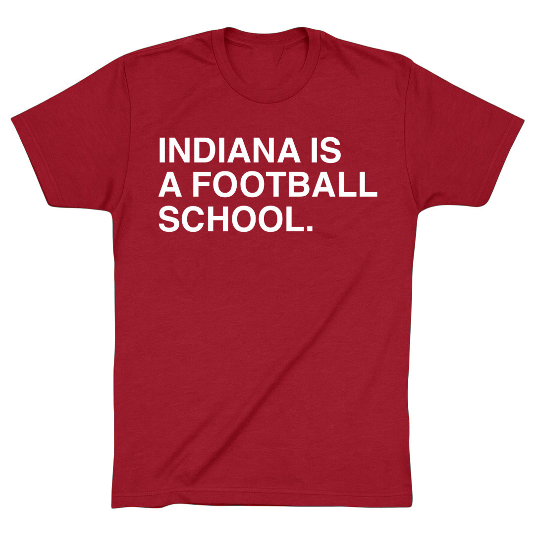 OBVIOUS SHIRTS Merch Indiana Is A Football School T-Shirt Gifts For Football Lovers