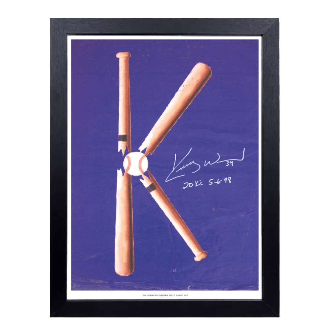 OBVIOUS SHIRTS Merch Kerry Wood Autographed Blue K Sign Poster Wall Art For Living Room OBVIOUS SHIRTS Merch Kerry Wood Autographed Blue K Sign Poster Wall Art For Living Room