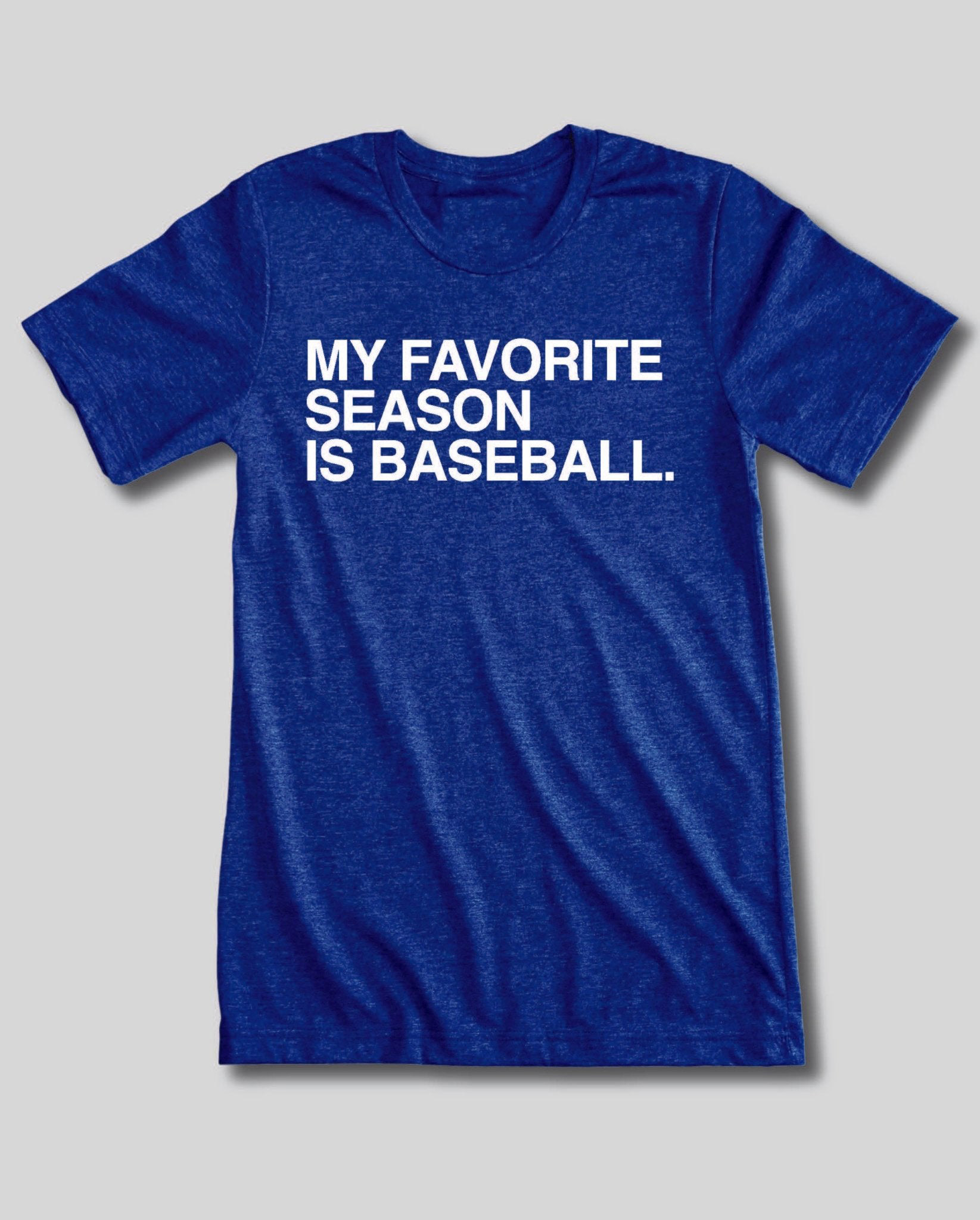 OBVIOUS SHIRTS Merch My Favorite Season Is Baseball T-Shirt Presents For Baseball Lovers