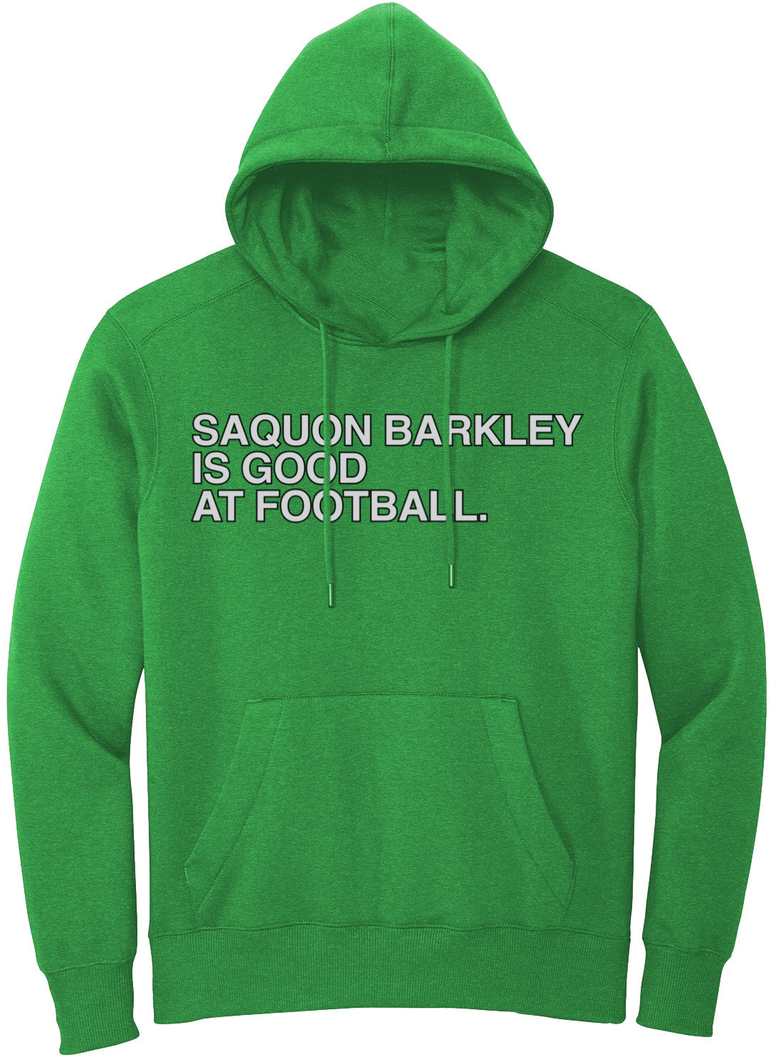 OBVIOUS SHIRTS Merch Saquon Barkley Is Good At Football Hoodie Gift Ideas For Football Lovers