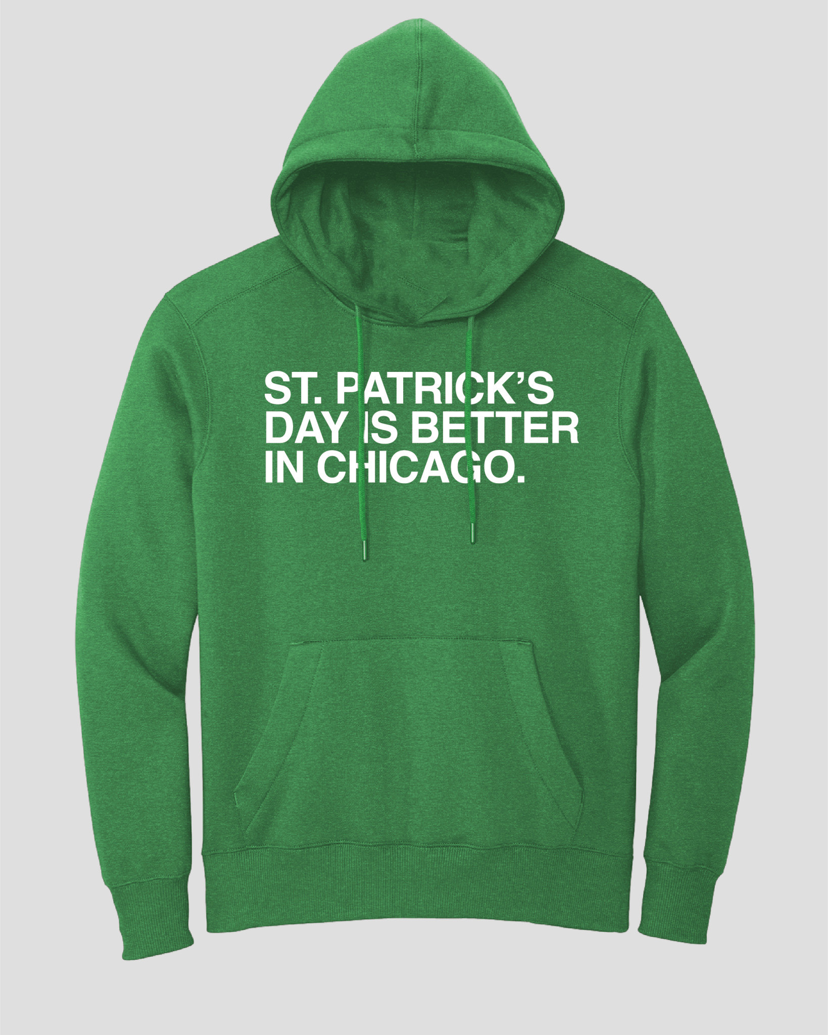 OBVIOUS SHIRTS Merch St Patrick's Day Is Better In Chicago Hoodie Gift Ideas For Son