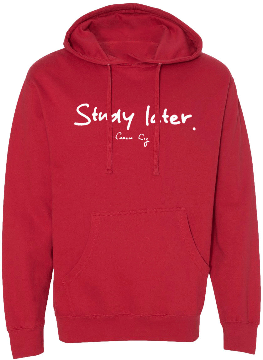 OBVIOUS SHIRTS Merch Study Later Hoodie Gift Ideas For Brother OBVIOUS SHIRTS Merch Study Later Hoodie Gift Ideas For Brother