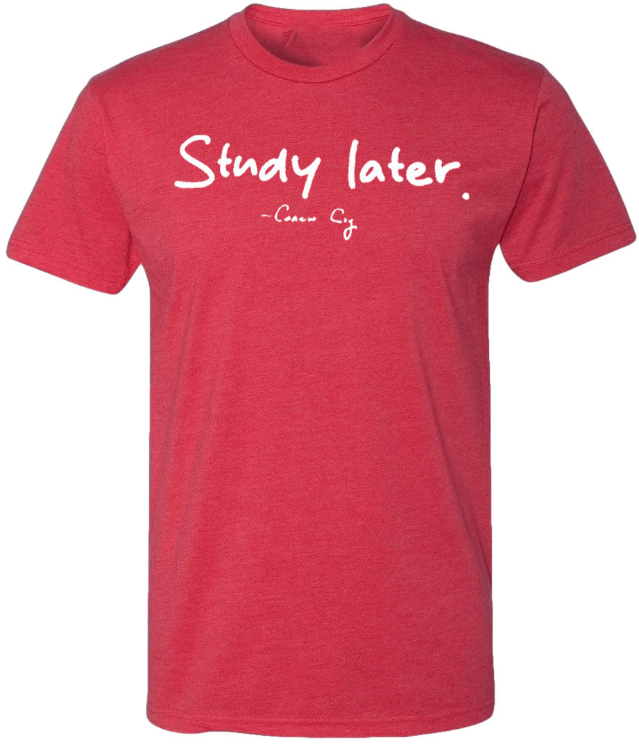 OBVIOUS SHIRTS Merch Study Later T-Shirt Gift Ideas For Friends OBVIOUS SHIRTS Merch Study Later T-Shirt Gift Ideas For Friends