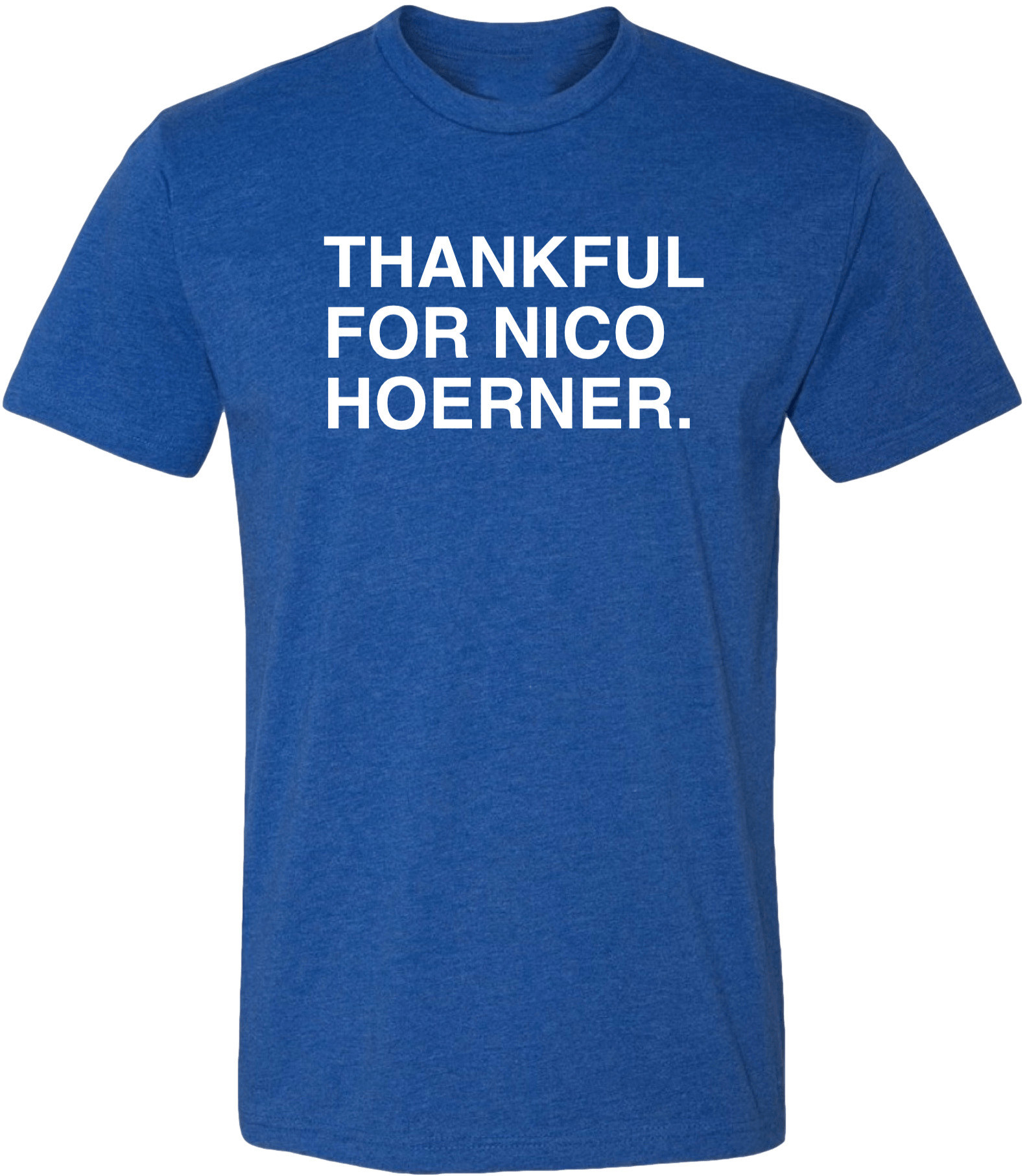 OBVIOUS SHIRTS Merch Thankful For Nico Hoerner T-Shirt Good Christmas Gifts For Father