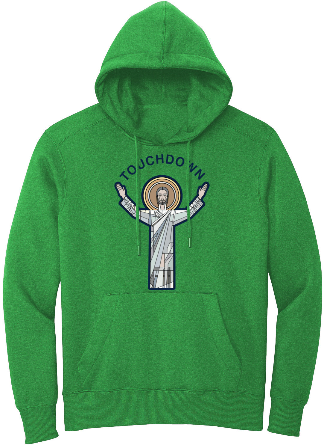 OBVIOUS SHIRTS Merch Touchdown Jesus Hoodie Great Gifts For Husband