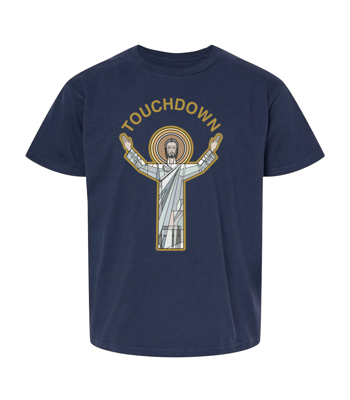 OBVIOUS SHIRTS Merch Touchdown Jesus T-Shirt Christmas Present Ideas For Son OBVIOUS SHIRTS Merch Touchdown Jesus T-Shirt Christmas Present Ideas For Son