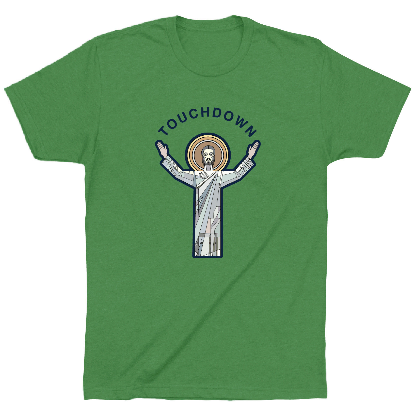 OBVIOUS SHIRTS Merch Touchdown Jesus T-Shirt Great Gifts For Brother