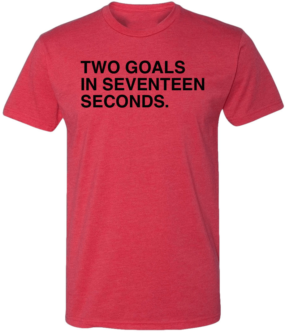 OBVIOUS SHIRTS Merch Two Goals In Seventeen Seconds T-Shirt Great Gifts For Him