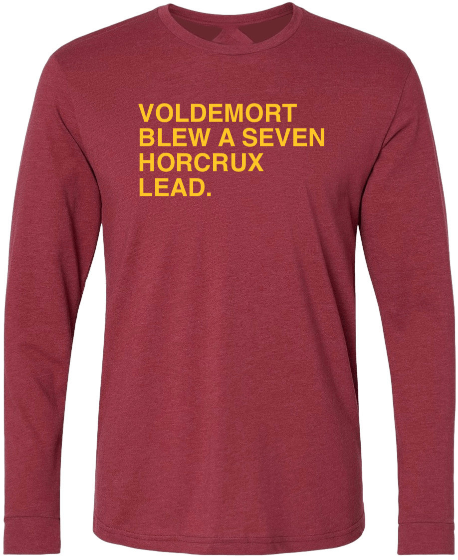 OBVIOUS SHIRTS Merch Voldemort Blew A Seven Horcrux Lead Long Sleeve T-Shirt Dad Gifts OBVIOUS SHIRTS Merch Voldemort Blew A Seven Horcrux Lead Long Sleeve T-Shirt Dad Gifts