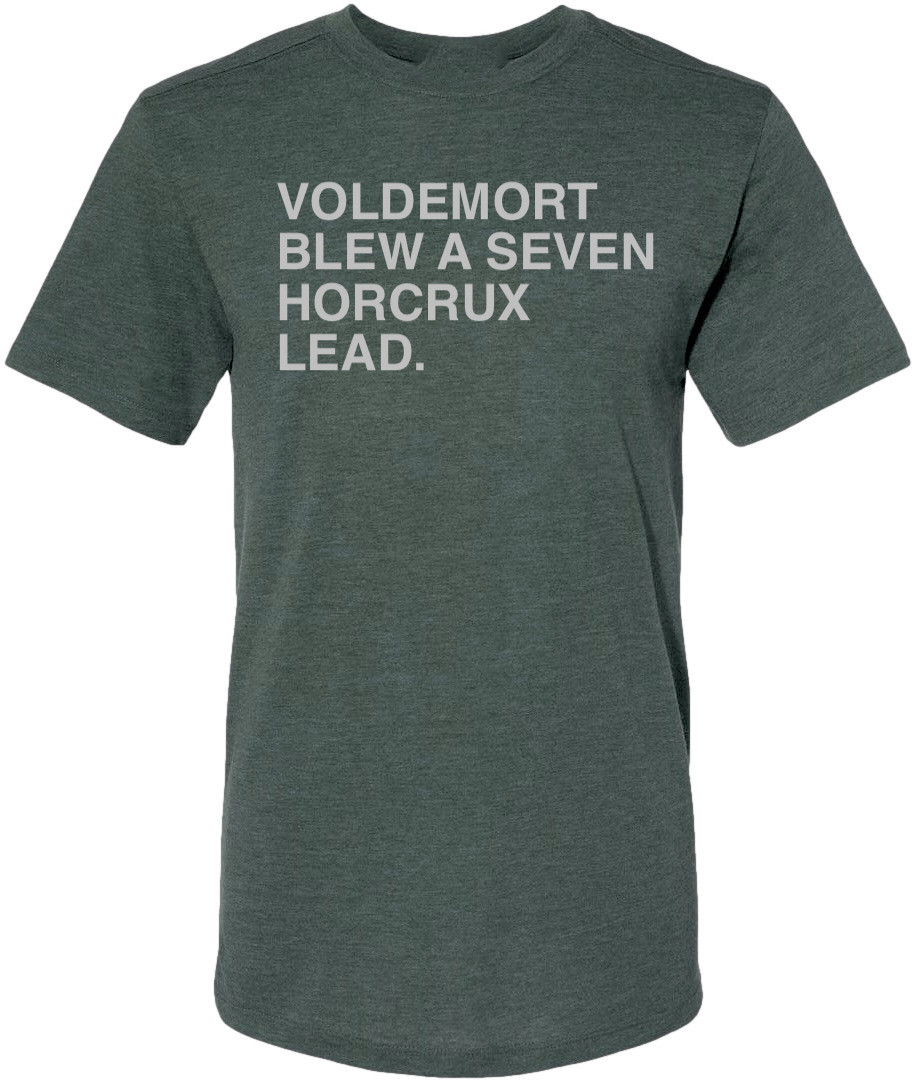 OBVIOUS SHIRTS Merch Voldemort Blew A Seven Horcrux Lead T-Shirt Great Gifts For Dad