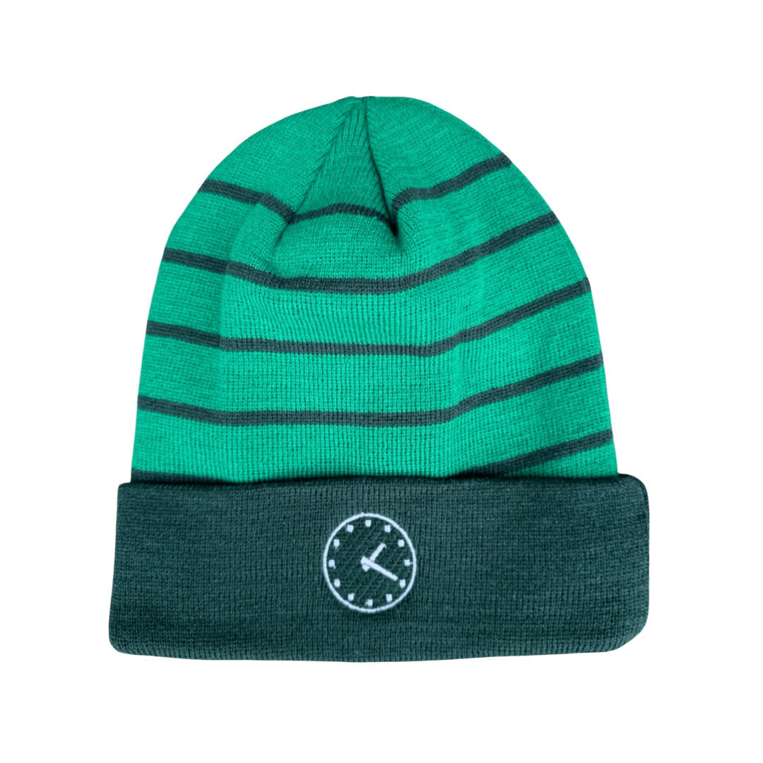 OBVIOUS SHIRTS Merch Wrigley Clock Striped Beanie Birthday Present For Wife OBVIOUS SHIRTS Merch Wrigley Clock Striped Beanie Birthday Present For Wife