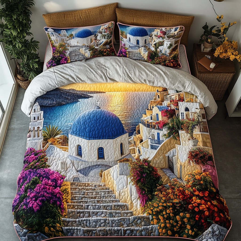 Ocean Breeze Quilted Bedding Set Bedroom Decorations Best Gifts For Ocean Lovers