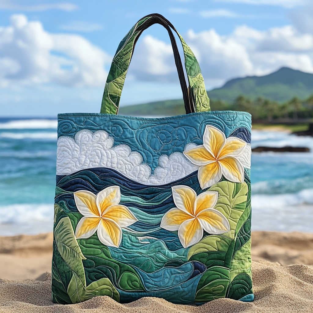 Ocean Breeze Quilted Tote Bag Gifts For Someone Who Loves The Beach