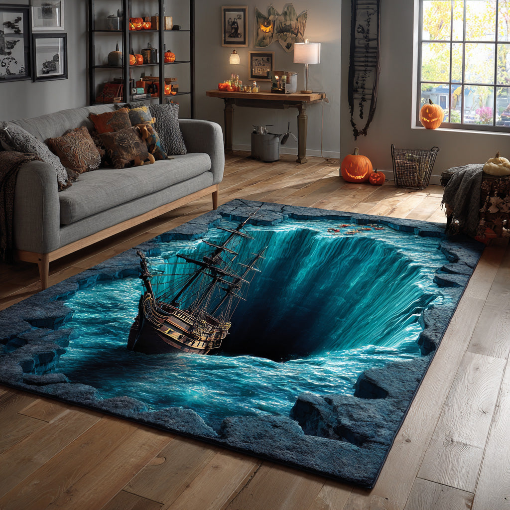 Ocean Descent Area Rug Door Entrance Decor Ocean Themed Gift
