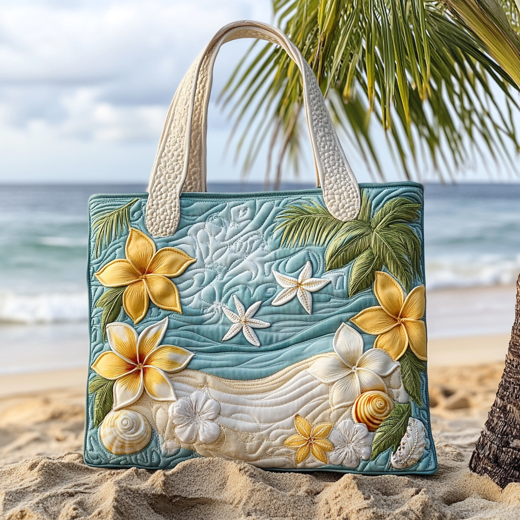 Ocean Dream Quilted Tote Bag Beach Lover Gifts For Her