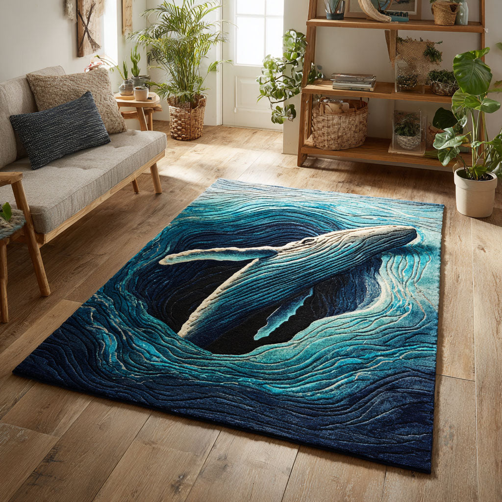 Ocean Embrace Area Rug Christmas Entry Way Decor Ocean Themed Gift