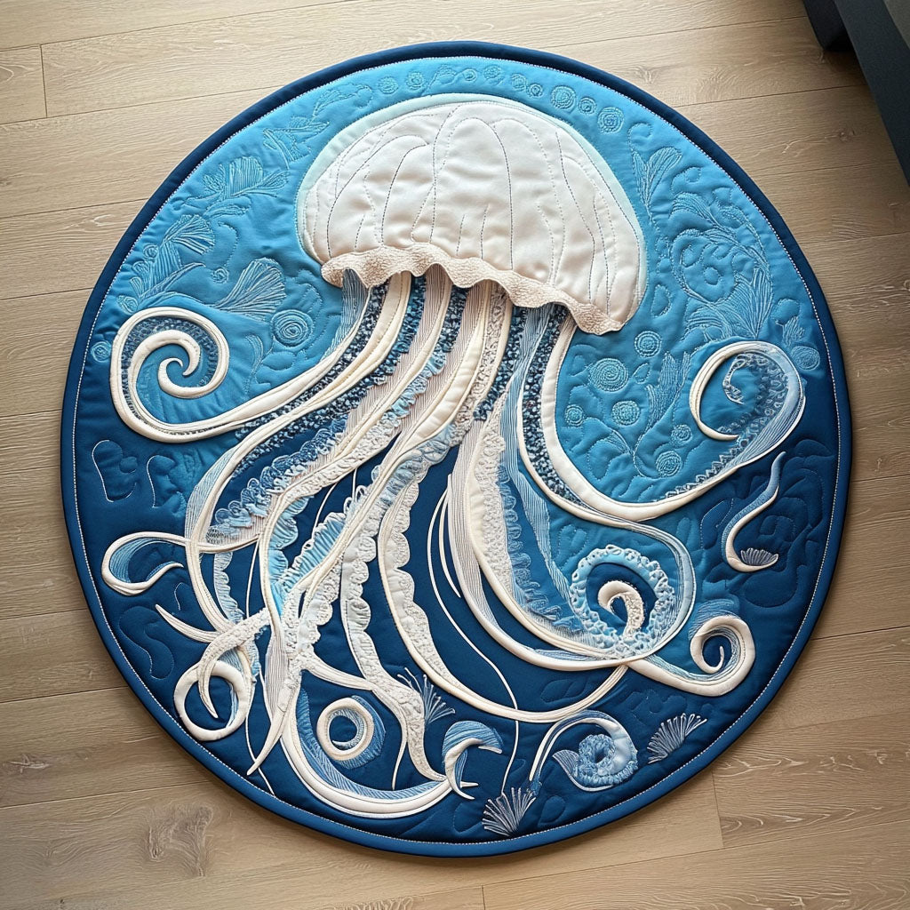 Ocean Quilted Round Mat Entryway Design Ideas Unique Gifts For Ocean Lovers