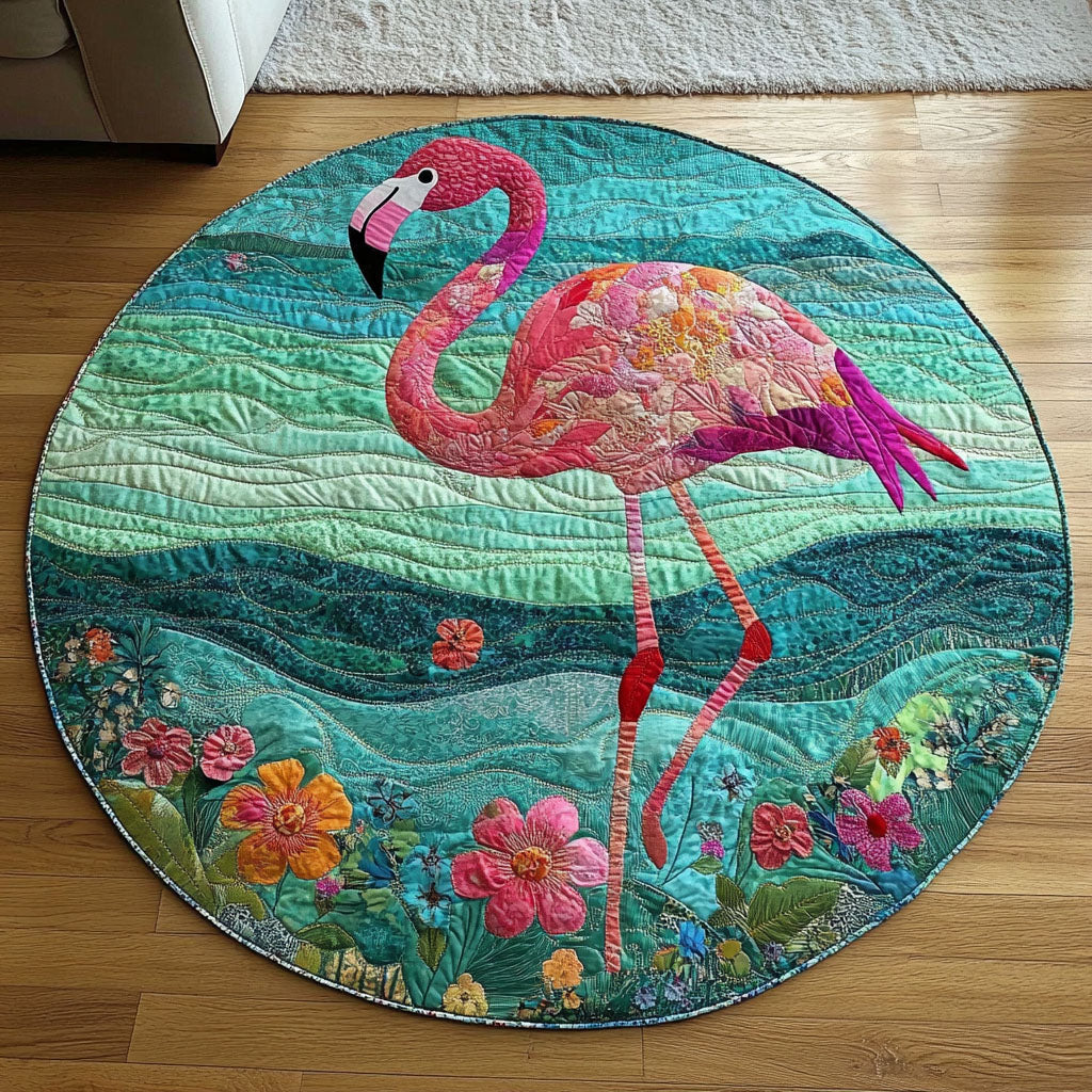 Ocean Quilted Round Mat Home Front Door Design Best Autumn Gifts