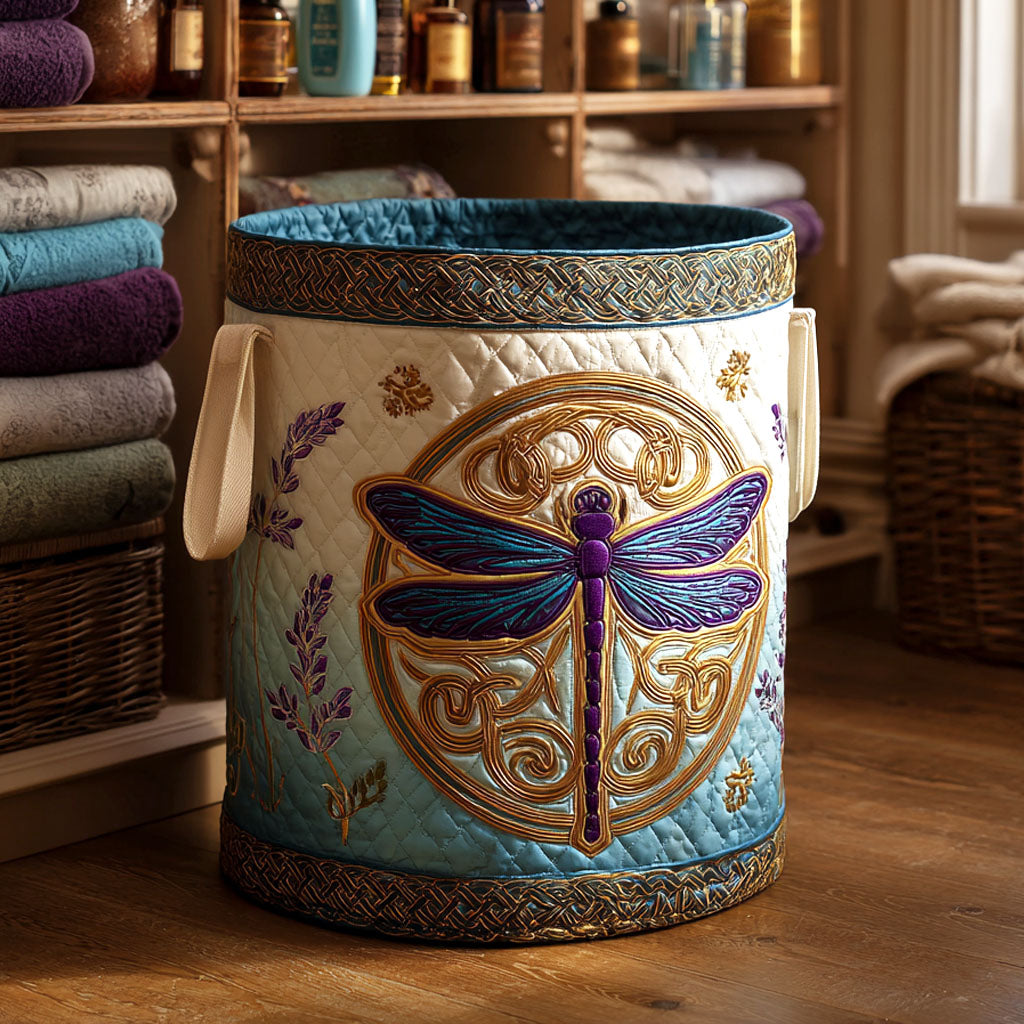 Oceanborn Spirit Quilted Laundry Basket Soft Quilted Laundry Basket for Daily Home Use