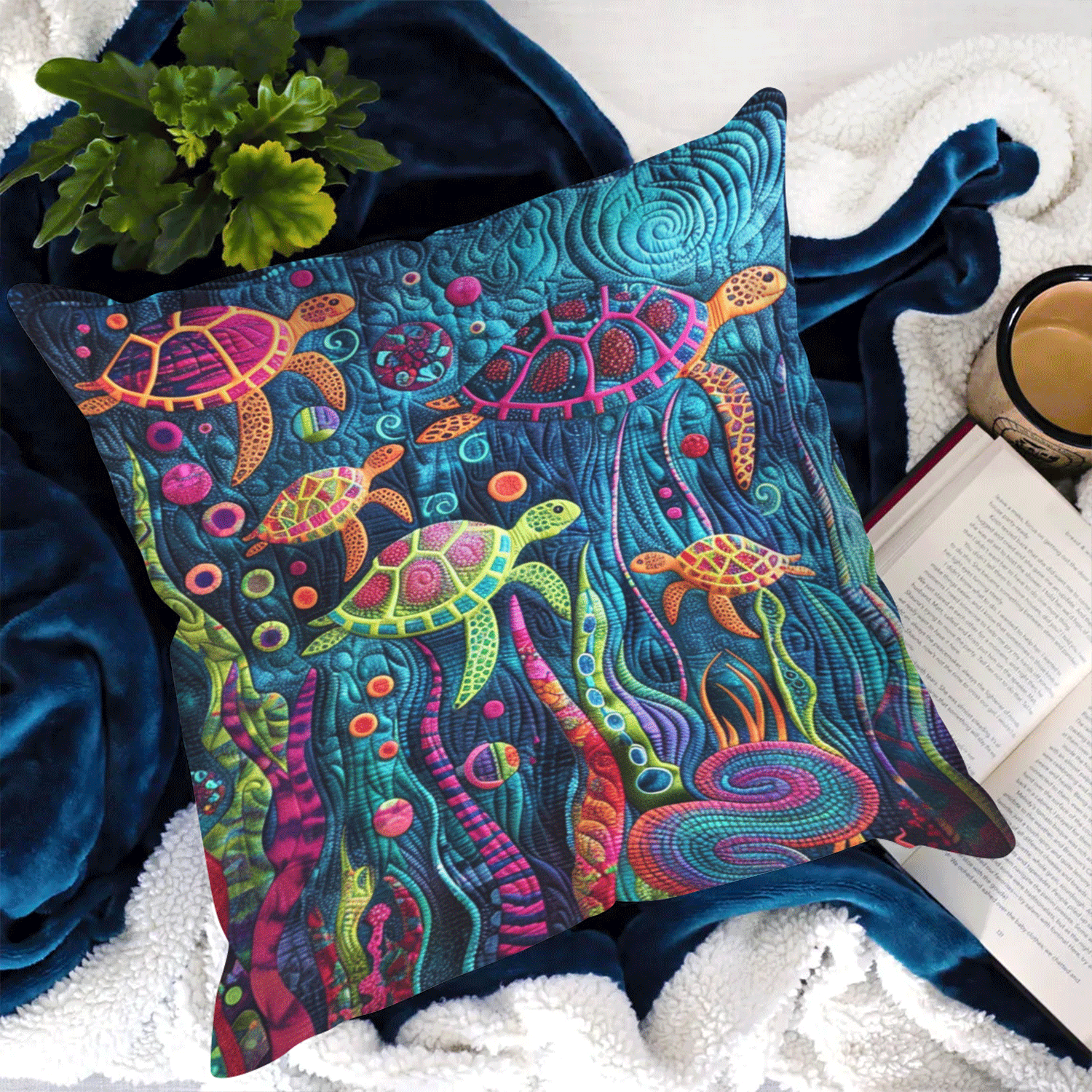 Oceanic Dream Pillow Case Pillow Cover Gift for Family