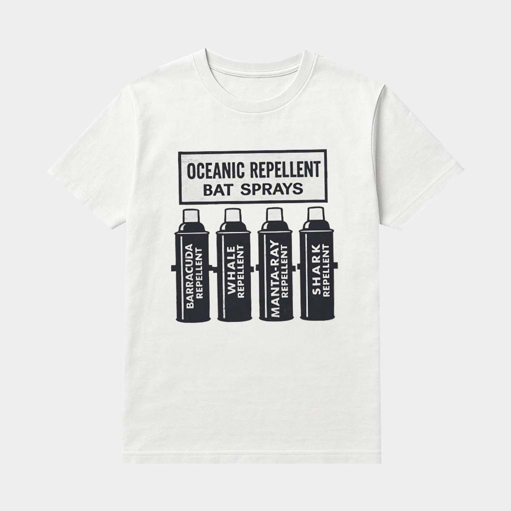 Oceanic Repellent Bat Sprays Vintage Shirt Batman TV Inspired Apparel Gifts For Friends