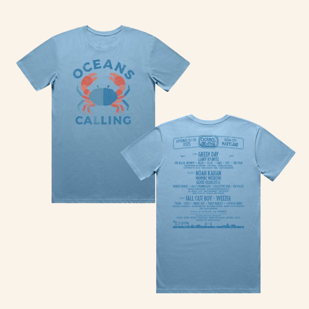 Oceans Calling Festival Merch Crab Lineup T-Shirt Gifts For Music Lovers Oceans Calling Festival Merch Crab Lineup T-Shirt Gifts For Music Lovers
