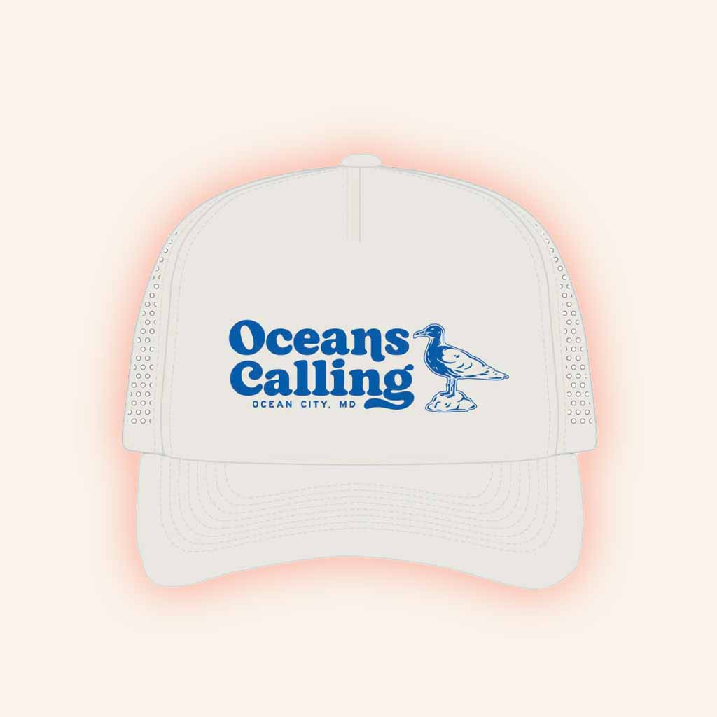 Oceans Calling Festival Merch Seagull Foam Trucker Hat Xmas Presents For Brother Oceans Calling Festival Merch Seagull Foam Trucker Hat Xmas Presents For Brother