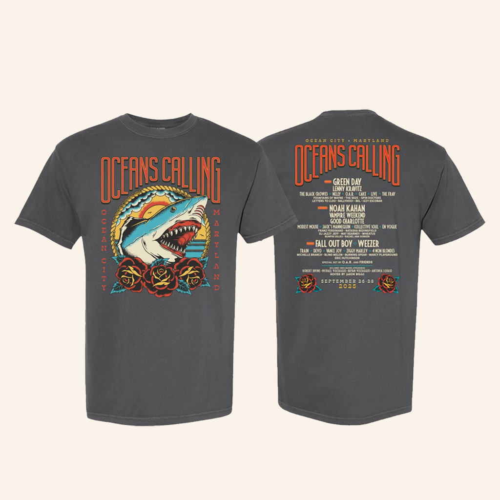 Oceans Calling Festival Merch Shark T-Shirt Christmas Gifts For Father Oceans Calling Festival Merch Shark T-Shirt Christmas Gifts For Father