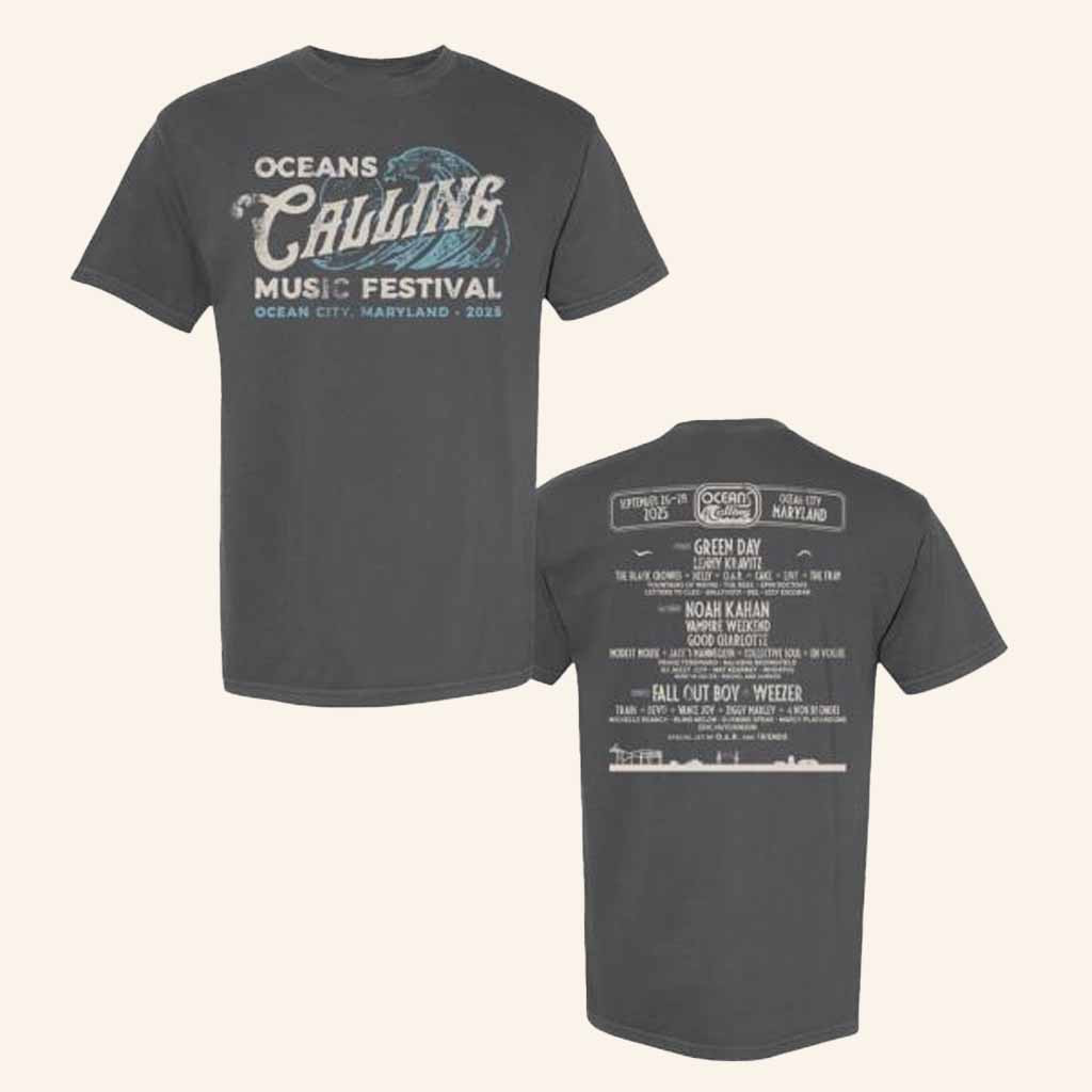 Oceans Calling Festival Merch Wave Lineup T-Shirt Christmas Presents For Boyfriend Oceans Calling Festival Merch Wave Lineup T-Shirt Christmas Presents For Boyfriend