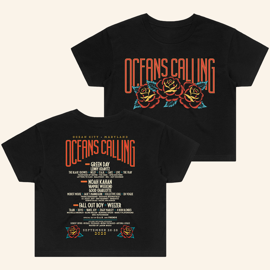 Oceans Calling Merch Rose Lineup Crop Top Best Christmas Gifts For Wife Oceans Calling Merch Rose Lineup Crop Top Best Christmas Gifts For Wife