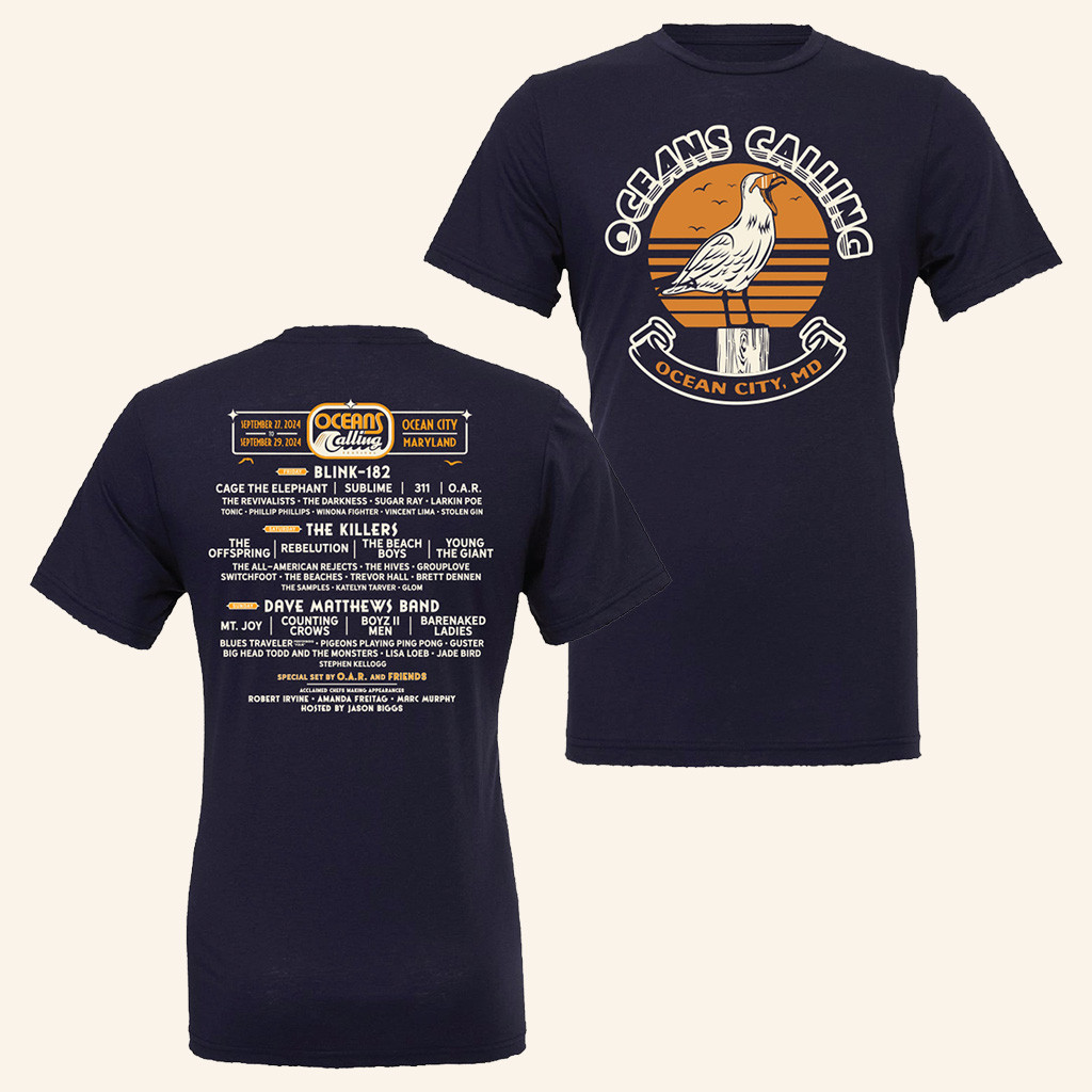 Oceans Calling Merch Seagull Lineup T-Shirt Christmas Gift Ideas For Friend Oceans Calling Merch Seagull Lineup T-Shirt Christmas Gift Ideas For Friend