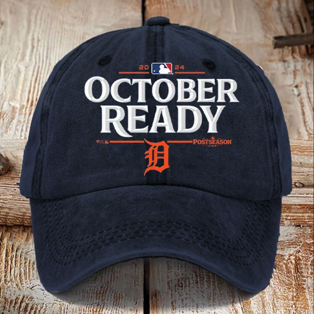 October Ready Tigers Hat Detroit Tigers Hat Gifts For Baseball Fans