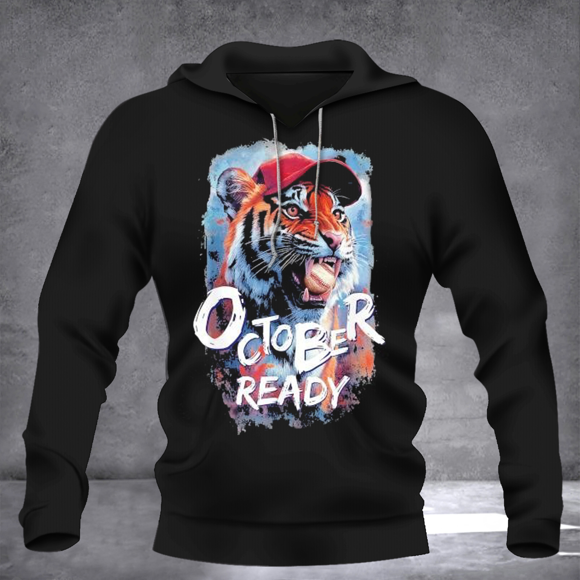 October Ready Tigers Hoodie Baseball Sports Detroit Tigers Hoodie Gifts For Fans