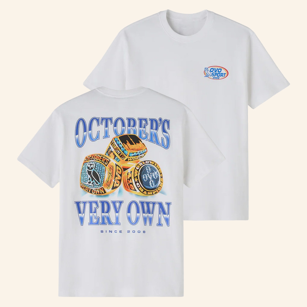 October's Very Own Merch Championship Rings T-Shirt OVO Shirt Dad Christmas Gifts