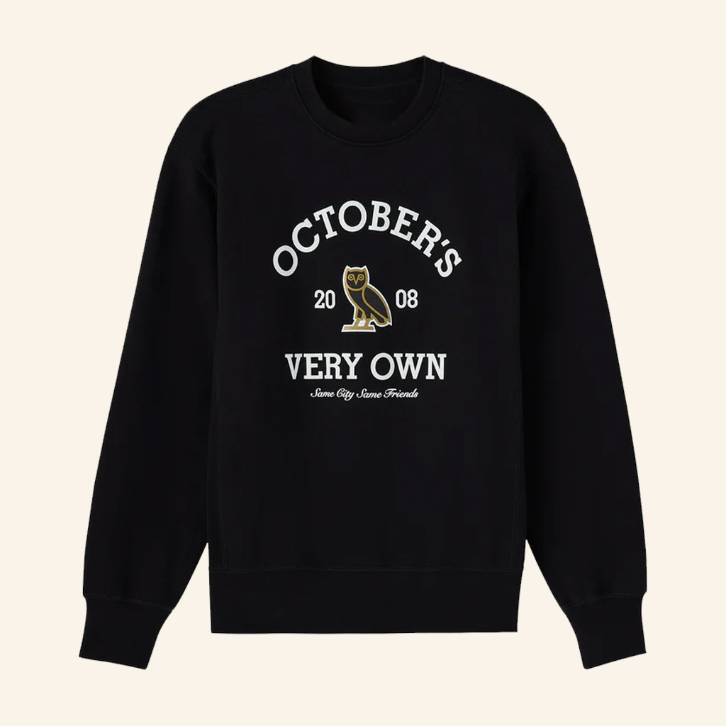 October's Very Own Merch Collegiate Crewneck October's Very Own Sweatshirt Gifts For Dad