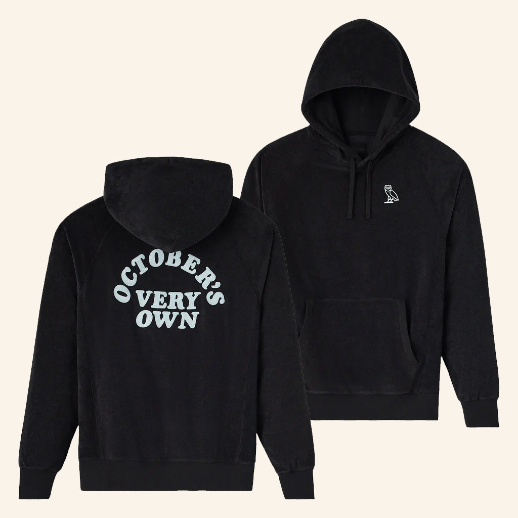 October's Very Own Merch Cooper Arch Terry Wash Hoodie October's Very Own Hoodie Him Gifts