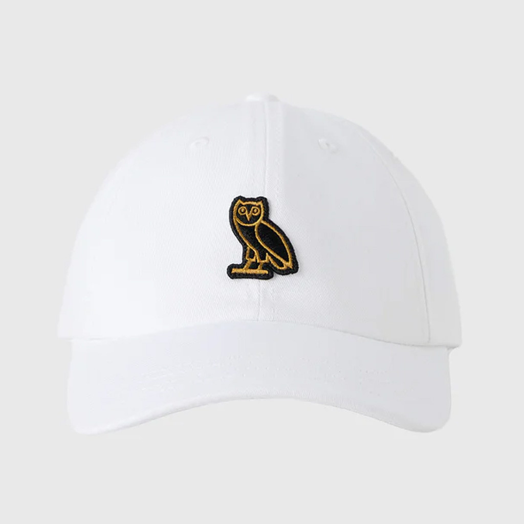 October's Very Own Merch Embroidered White Hat OVO Hat Xmas Gifts For Him