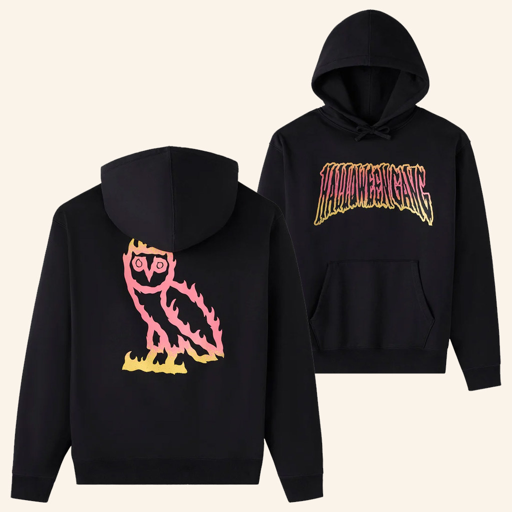 October's Very Own Merch Halloween Gang Hoodie OVO Hoodie Gift Ideas For Him