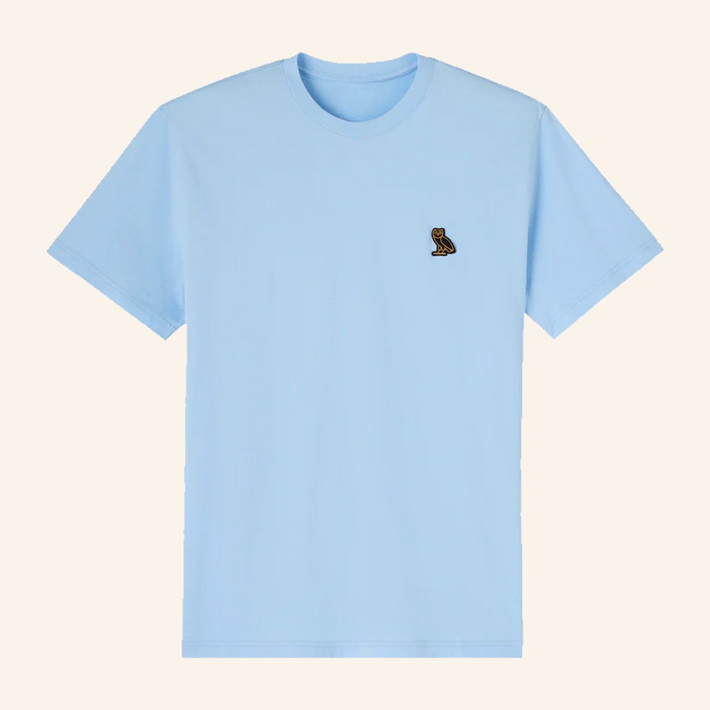 October's Very Own Merch Light Blue OVO T-Shirt Xmas Gifts For Friends