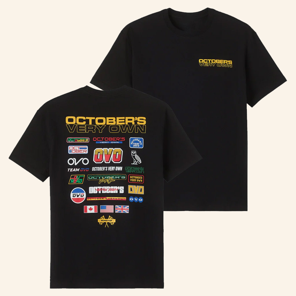 October's Very Own Merch Team Race T-Shirt OVO Shirt Presents For Father