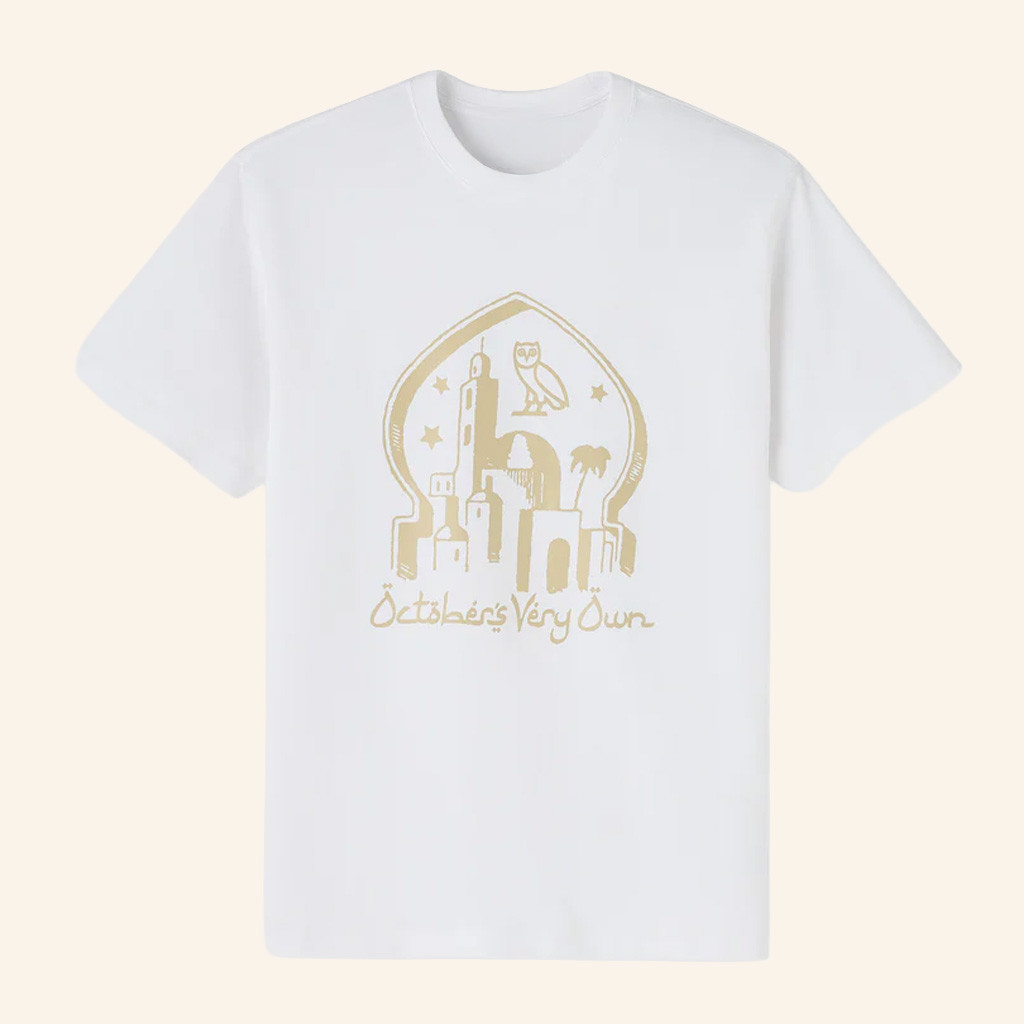 October's Very Own Merch White Starlight T-Shirt OVO Shirt Presents For Him