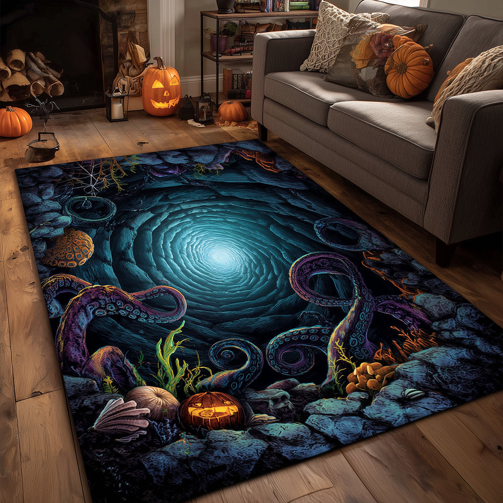 Octopus Hideout Area Rug  Bedroom Rugs Gifts For Mom Christmas From Daughter