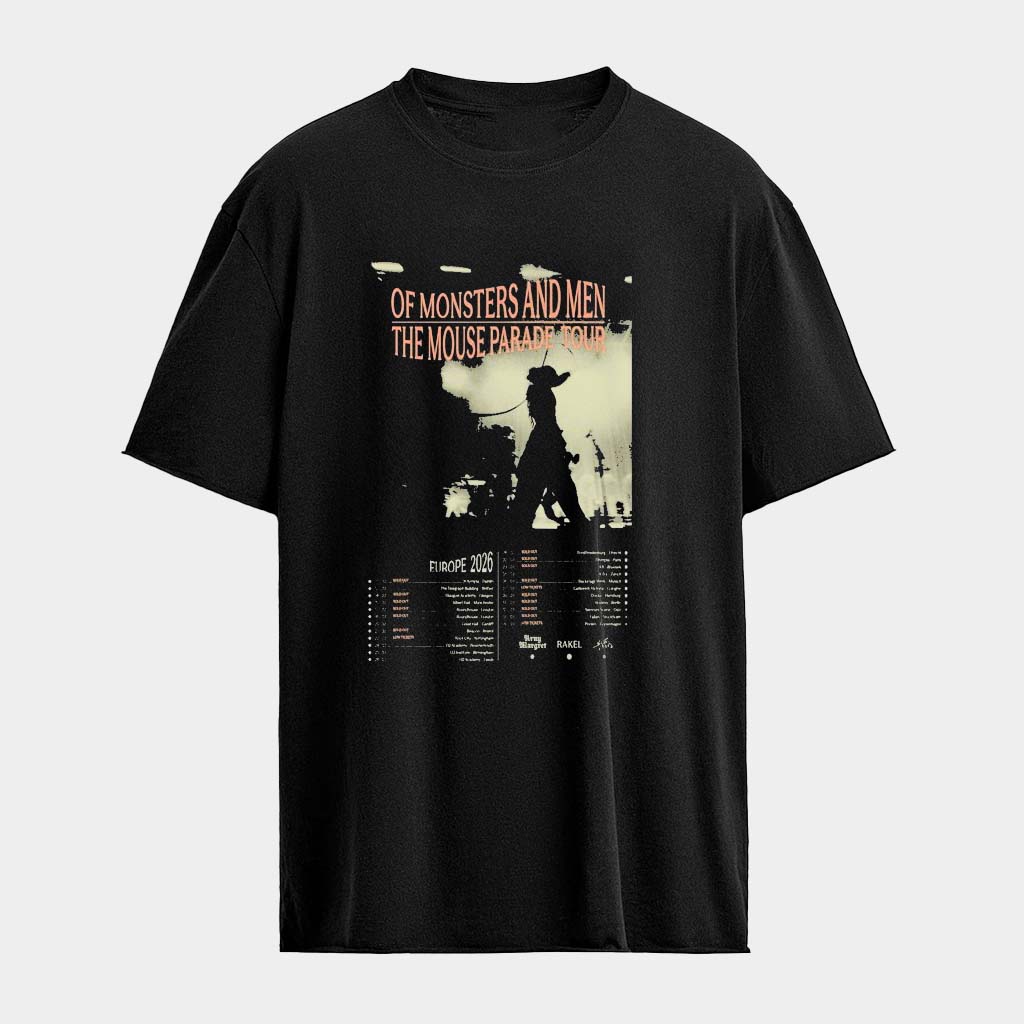 Of Monsters And Men The Mouse Parade Tour Europe 2026 T-Shirt Of Monsters And Men Merch