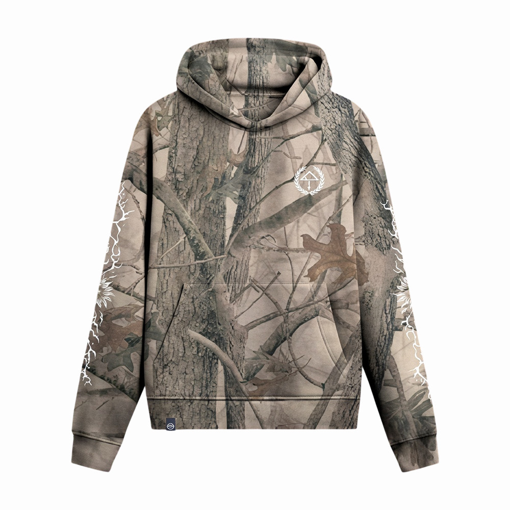 Of The Trees Real Tree Camo Graphic Hoodie Of The Trees Merch Gift For Fans
