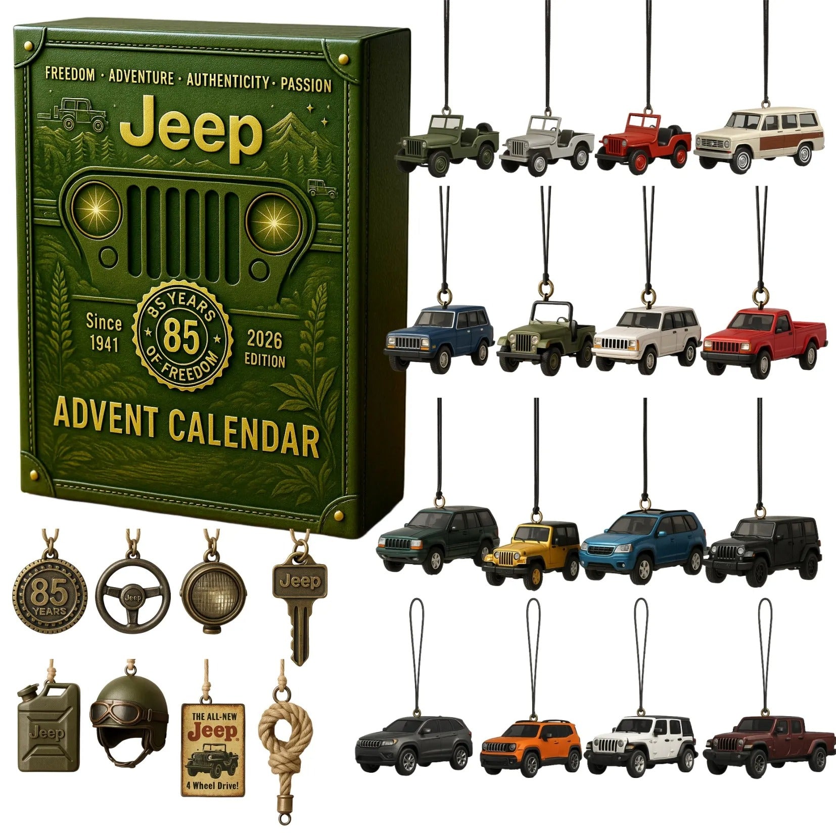 Off Road Advent Calendar 2025 Christmas Day Countdown Jeep Lover Xmas Presents