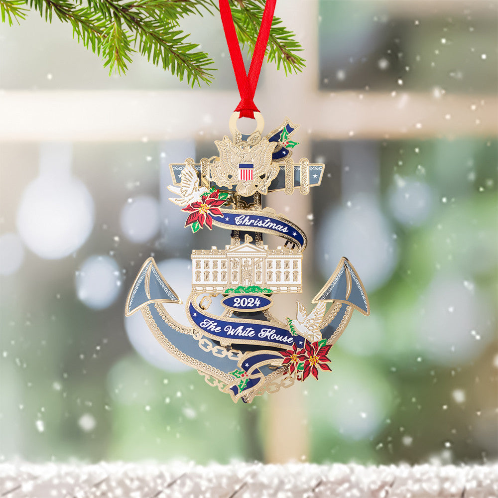 Official 2024 White House Christmas Ornament Patriotic Decoration White House Shop Merch 2025 Official 2024 White House Christmas Ornament Patriotic Decoration White House Shop Merch 2025