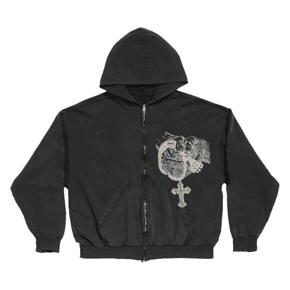 Official 2pac Merch Untitled Zip Hoodie 2pac Hoodie Meaningful Father's Day Gifts