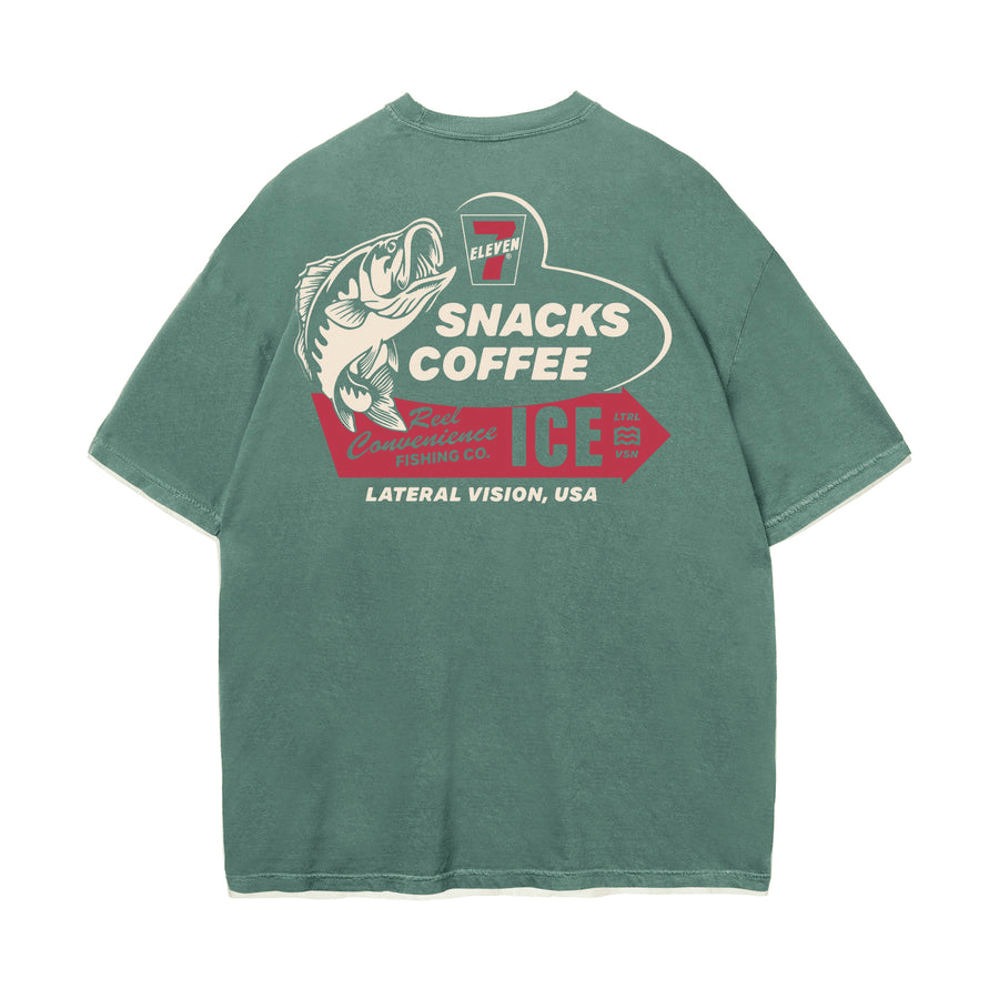Official 7 Collection Merch 7eleven X Lateral Vision Fishing T-Shirt Awesome Father's Day Gifts Official 7 Collection Merch 7eleven X Lateral Vision Fishing T-Shirt Awesome Father's Day Gifts